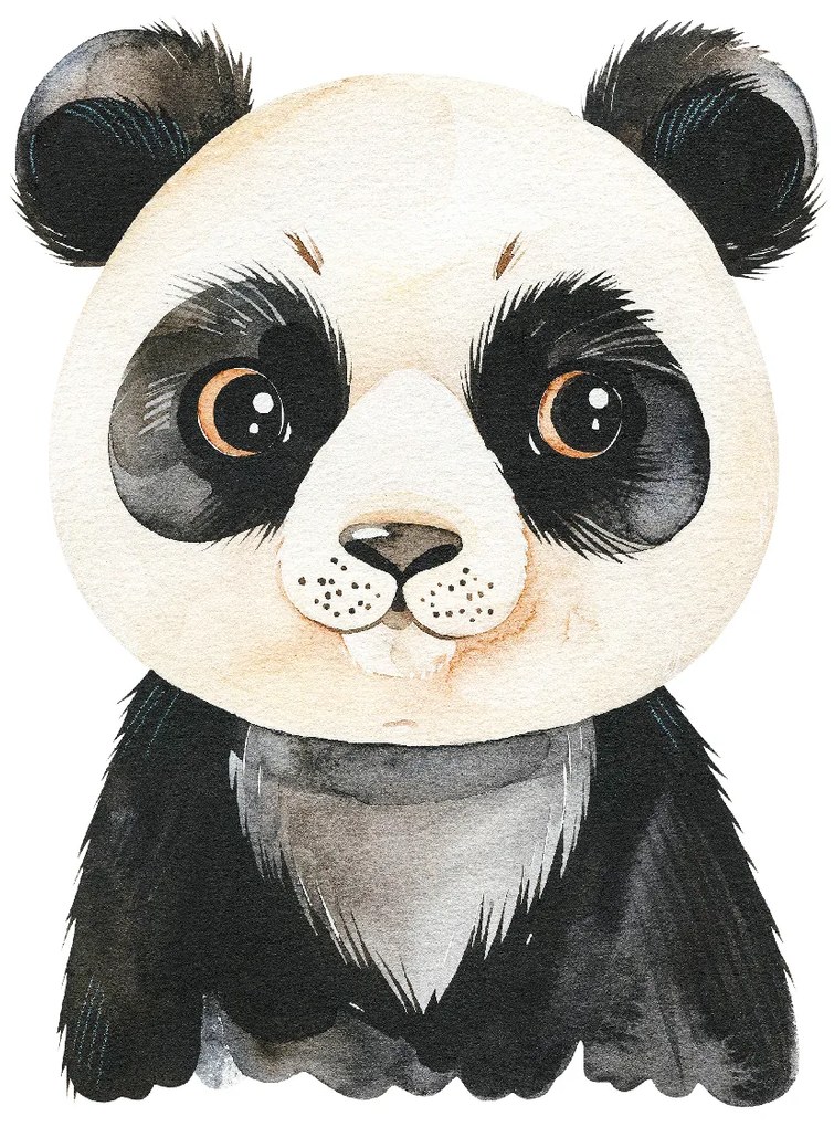 Gyerek festmény - Panda 50 x 40 cm