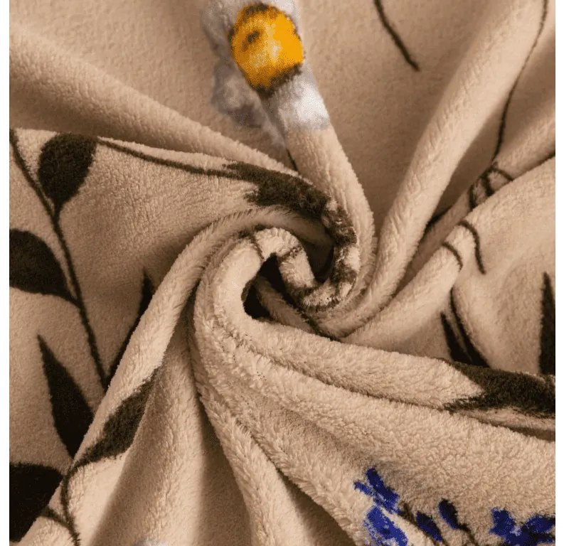 HERBAR bézs mikroplüss ágyneműhuzat Ágyneműhuzat mérete: 2 db 70 x 90 cm | 200 x 220 cm