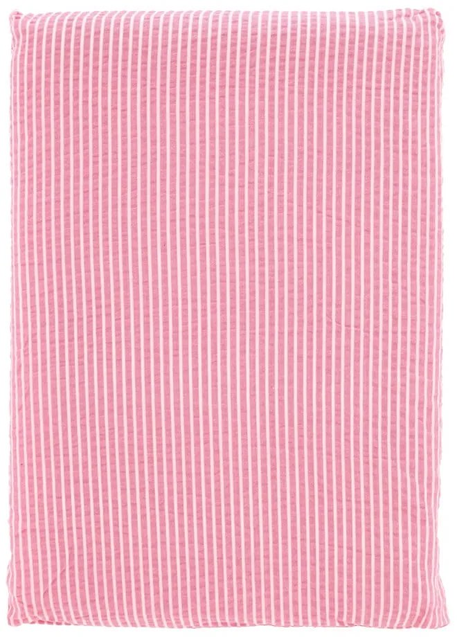 Rózsaszín egyszemélyes pamut ágyneműhuzat 140x200 cm Cheerful – Södahl