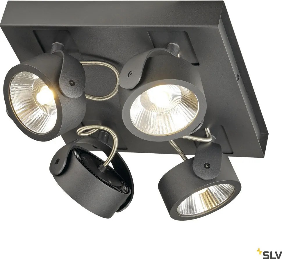 SLV KALU 1000135 Spotlámpa 4x60W/LED 3000K 4000LM IP20
