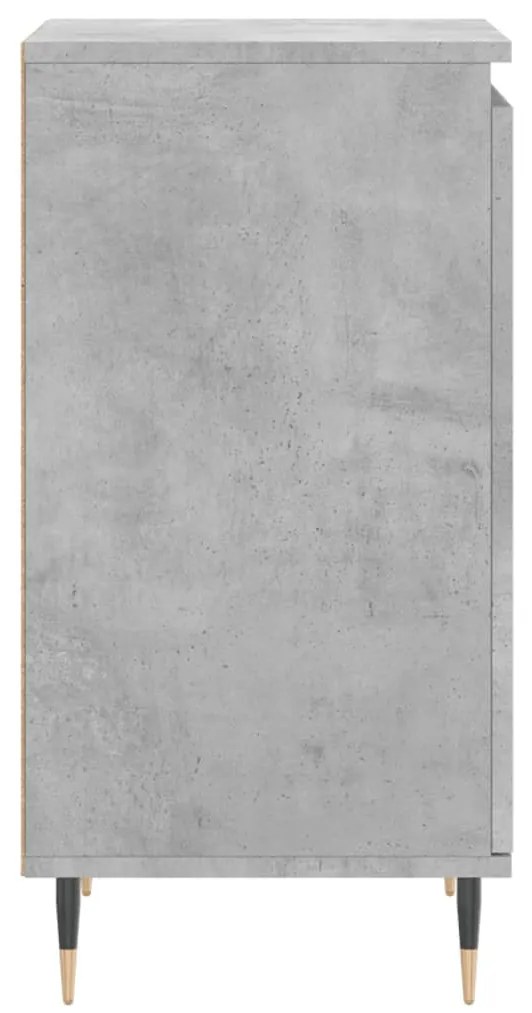 2 db betonszürke szerelt fa tálalószekrény 40 x 35 x 70 cm