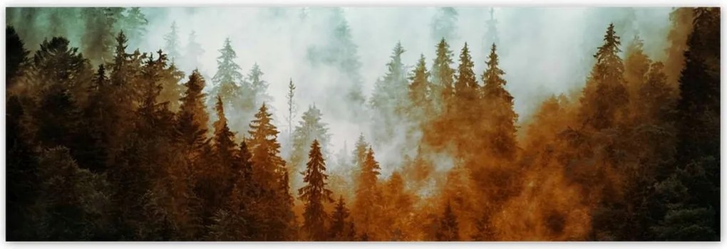 Fotótapéták 200x66 Őszi táj Hegyek