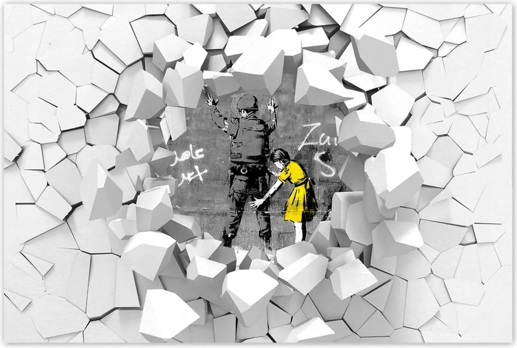 Poszterek 120x80 Banksy kislány