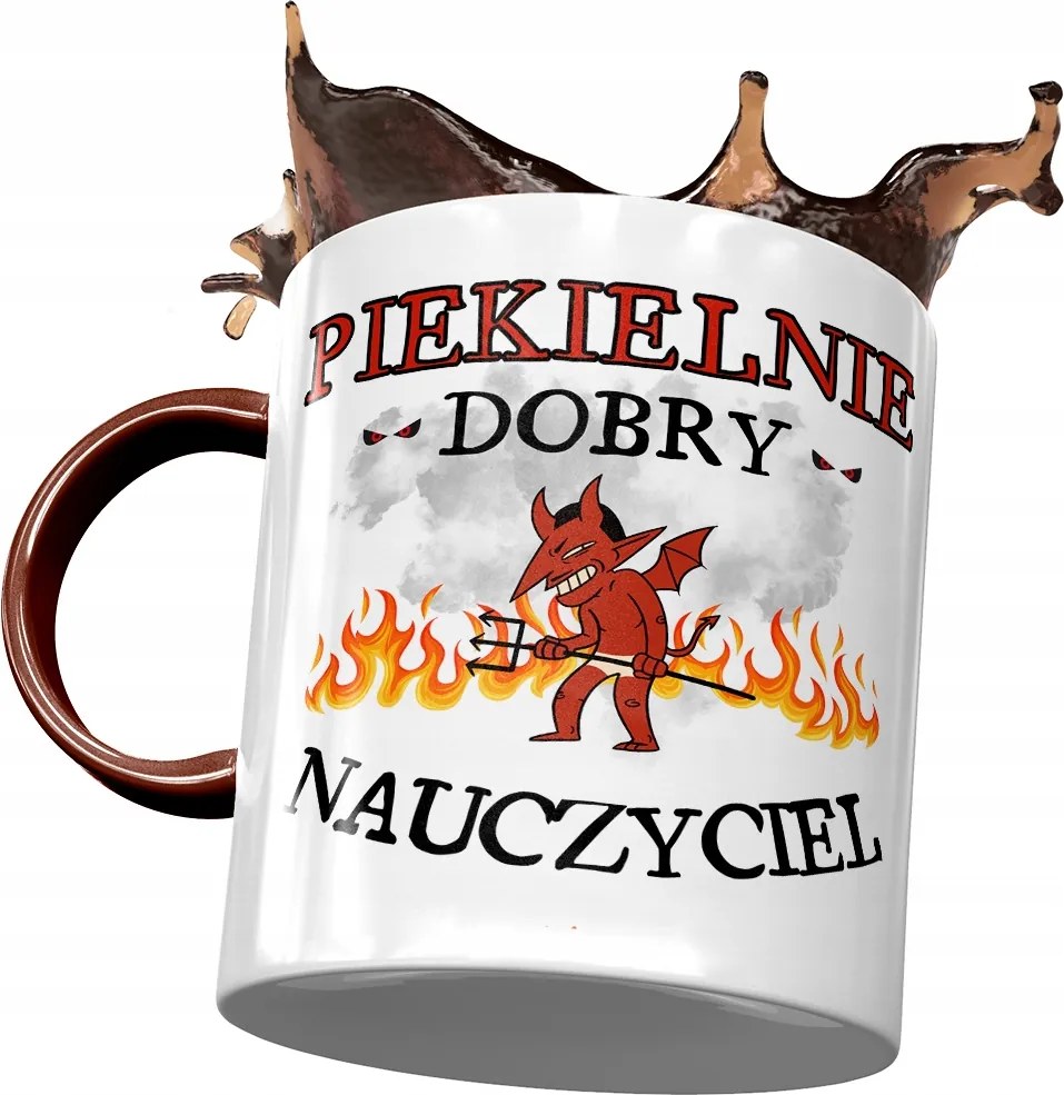 Bordó Bögre Tanárnak Pokolian Jó Nyomtatott Fotóval