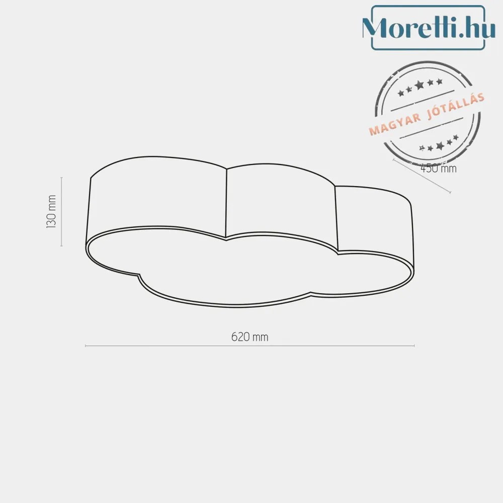 TK LIGHTING 3145 CLOUD Ernyős Mennyezeti Lámpa E27 IP20