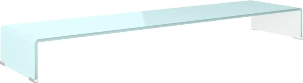 vidaXL zöld üveg TV állvány/monitor magasító 120 x 30 x 13 cm