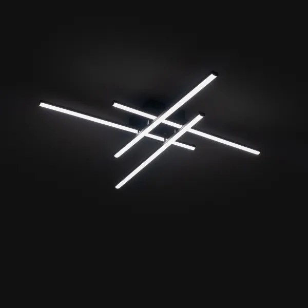 Brilagi - STRIPES LED mennyezeti lámpatest LED/37W/230V fekete