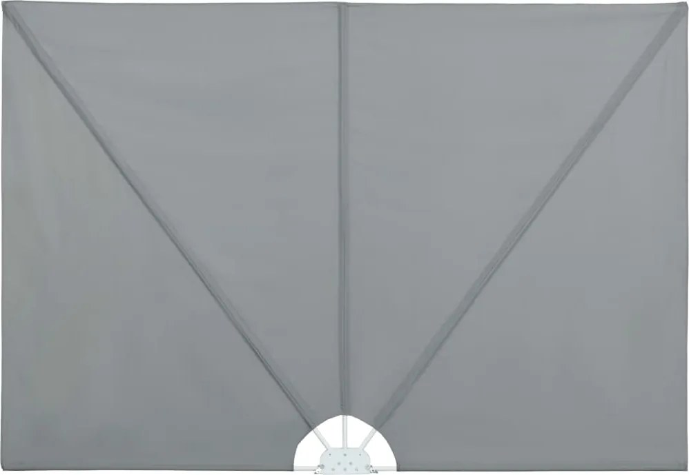 vidaXL szürke összecsukható terasz oldalárnyékoló 400 x 200 cm