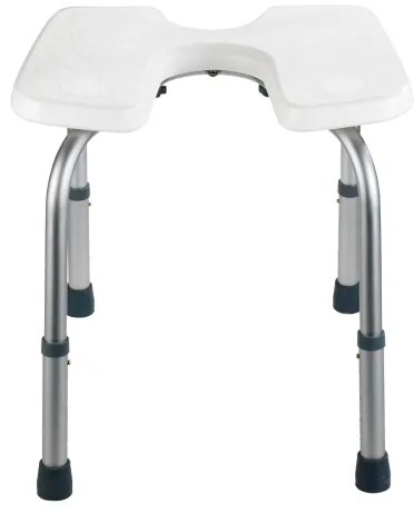 WENKO 206051100-Zsámoly SECURA 46x53,5 cm fehér/ezüst