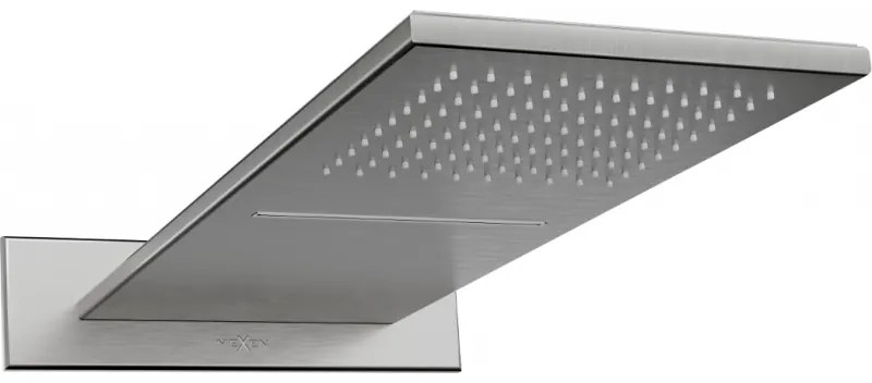 Mexen Waterfall slim fejzuhany 50 x 22 cm, Sötétszürke - 79190-66