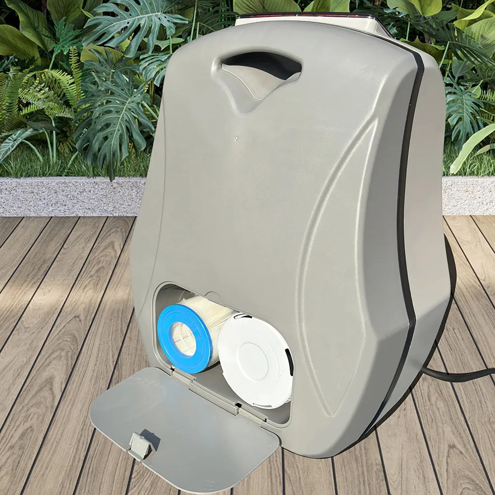 Avenli Philly szürke márvány mintás felfújható jakuzzi, 210 × 210 × 70 cm, 1300 l