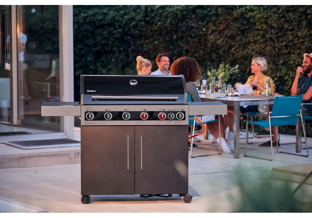 Gáz grillsütő Boston Black 6 KR Turbo - ENDERS