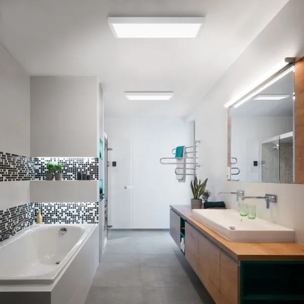 Brilagi - LED Fürdőszobai mennyezeti lámpa FRAME LED/40W/230V 60x60 cm IP44 fehér