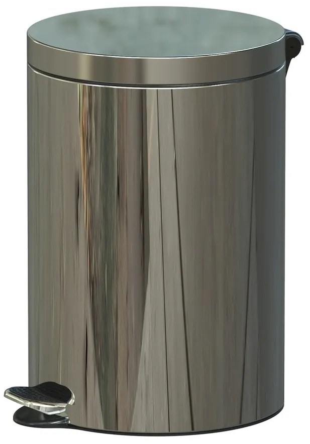 Alda Freedom Fresh 20 l pedálos szemetes,rozsdamentes acél, fényes, 20 l