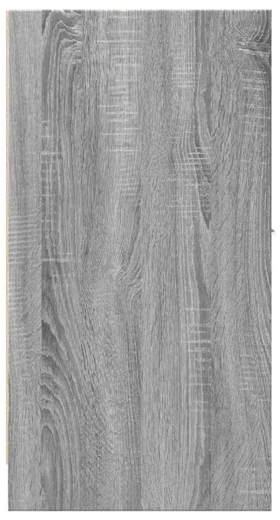 szürke sonoma színű szerelt fa patikaszekrény 30 x 41 x 77,5 cm