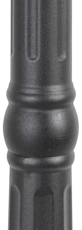 Vidéki kültéri lámpa fekete IP44 - New Orleans 3