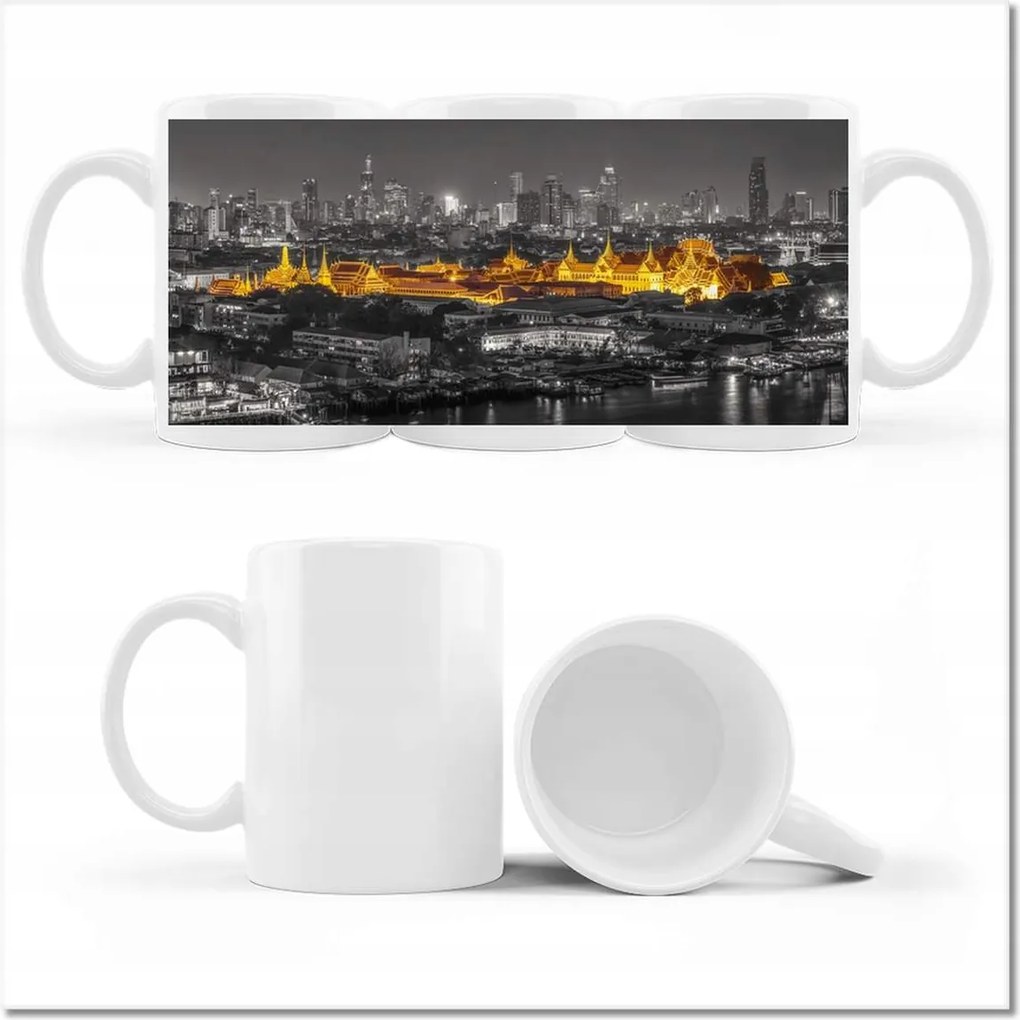 Fotó bögre Gold night in Bangkok