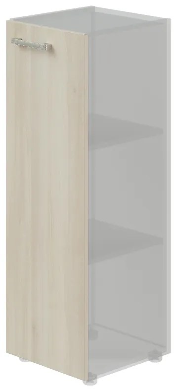 Szekrényajtó TopOffice Premium 39,9 x 40,4 x 119,5 cm, jobb, világos akác