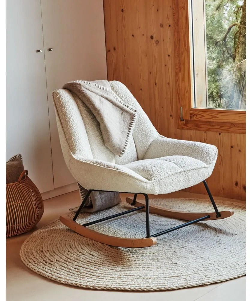 Fehér fotel Marlina – Kave Home