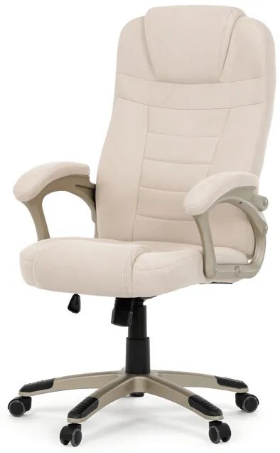 Bézs Szövet Irodai Főnöki Szék, Hinta Mechanikával. KA-C713 CRM2