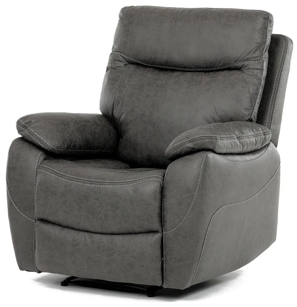 4092 GREY3 pozicionáló fotel vintage, szürke