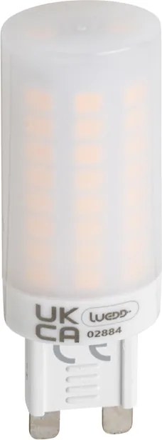 2 db G9 3 fokozatú dimmelhető LED izzó opál üveggel 4,5W 500lm 2700K