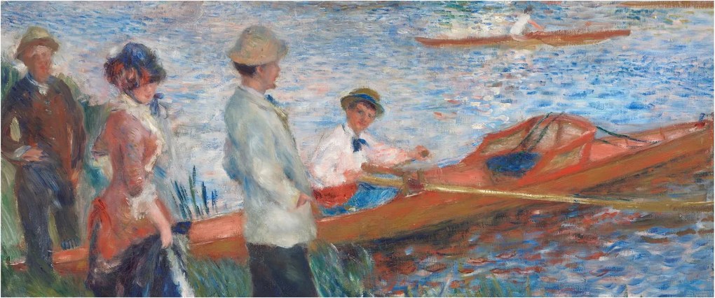 Kép - Auguste Renoir, Oarsmen at Chatou, reprodukciók (120x50 cm)