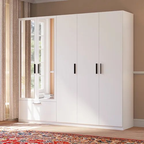 LITA WARDROBE 5D1S WITH MIRROR