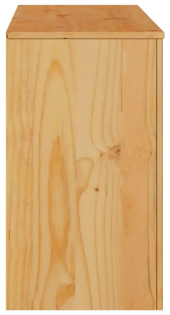 Oldalszekrény "DRAMMEN" 114x43x75,5 cm Tömör fenyő