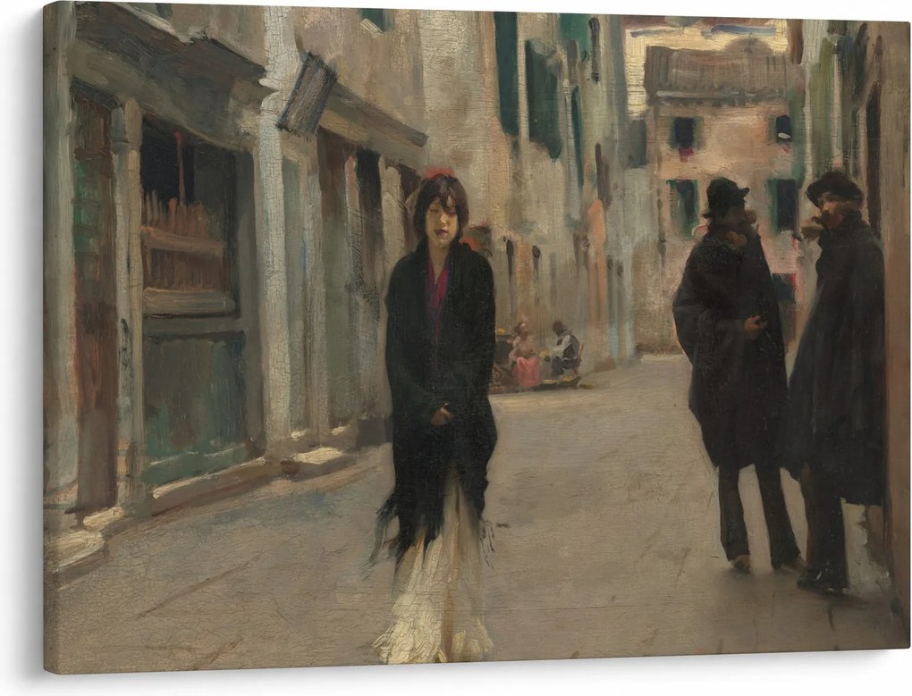 Kép - John Singer Sargent, Street in Venice, reprodukciók (70x50 cm)