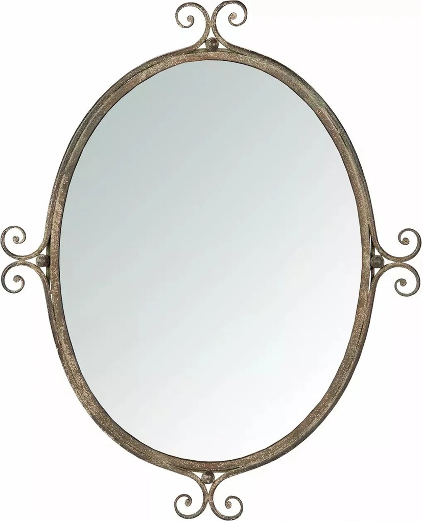 Fürdőszobai Tükör Arany 64x52cm akasztós skandináv fali nappali