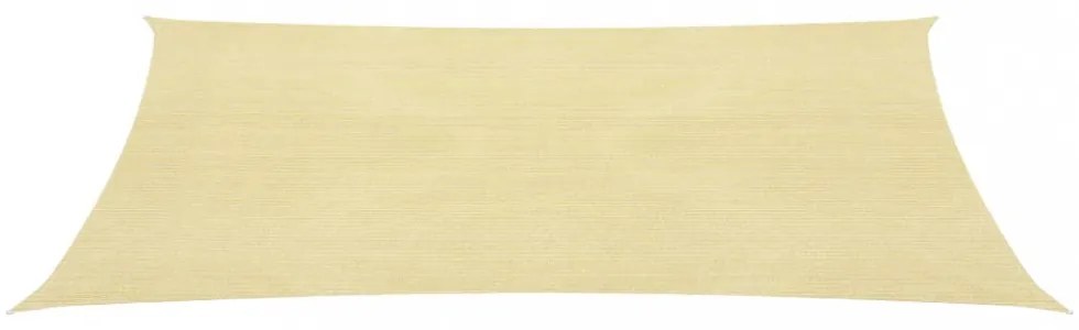 bézs HDPE napvitorla 160 g/m² 2 x 5 m
