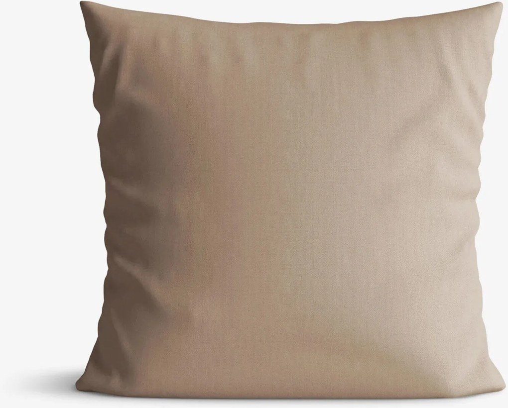 Goldea pamut párnahuzat - kávébarna 40 x 40 cm