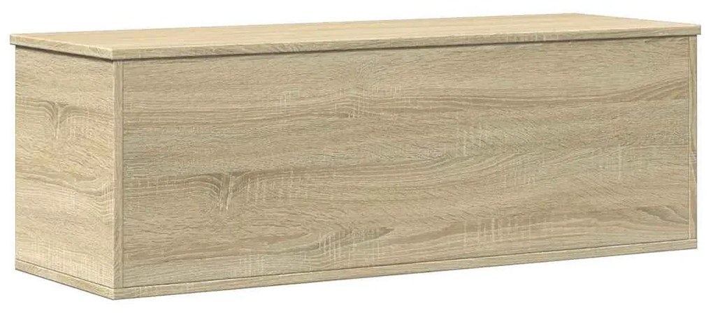 sonoma tölgy színű szerelt fa tárolóláda 102 x 35 x 35 cm