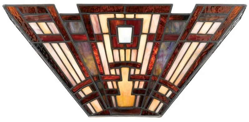 Tiffany Fali Lámpa Többszínű ELSTEAD QZ-CLASSIC-CRAFT-WU