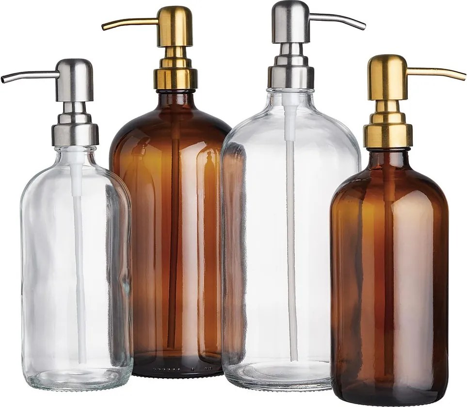 SOAP OPERA szappanadagoló, átlátszó-ezüst 500 ml