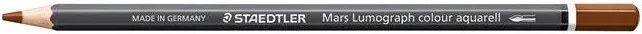 Akvarell színes ceruza, hatszögletű, STAEDTLER Mars&reg; Lumograph&reg; 104, barna (TS1047)