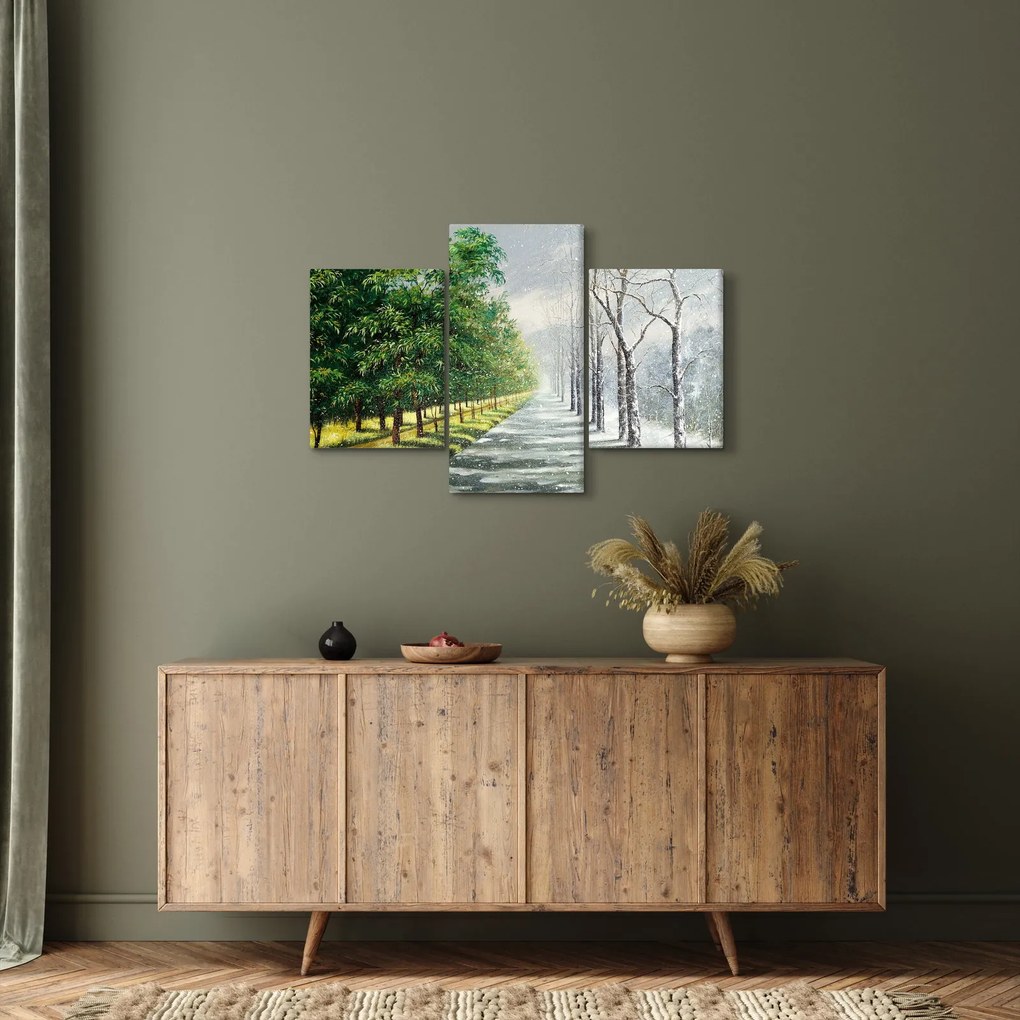 Kép - Tél versus nyár (90x60 cm)