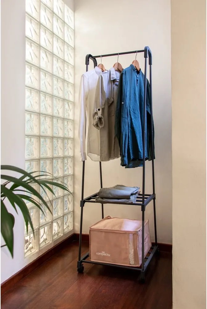 Vákuumos műanyag ruhatároló doboz 42x40x25 cm Pink Edition – Compactor