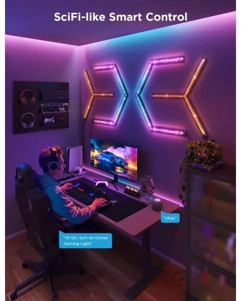 Govee - Smart Gaming (4+1) fali lámpa RGBIC Wi-Fi