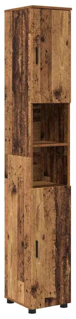 Fürdőszoba bútor szett 4 pcs Régi fa 61 x 35 x 64 cm Faanyag