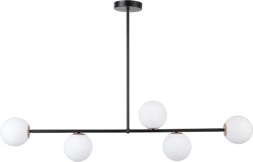 SIGMA LIGHTING 33186 GAMA Többágú Függesztett Lámpa Fehér, Fekete G9 IP20