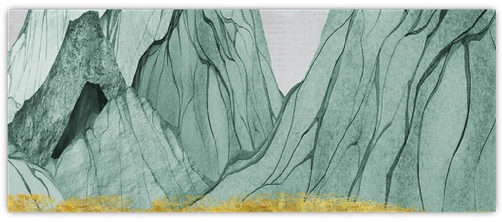 Kép - Smaragdhegység N⁰1 (120x50 cm)