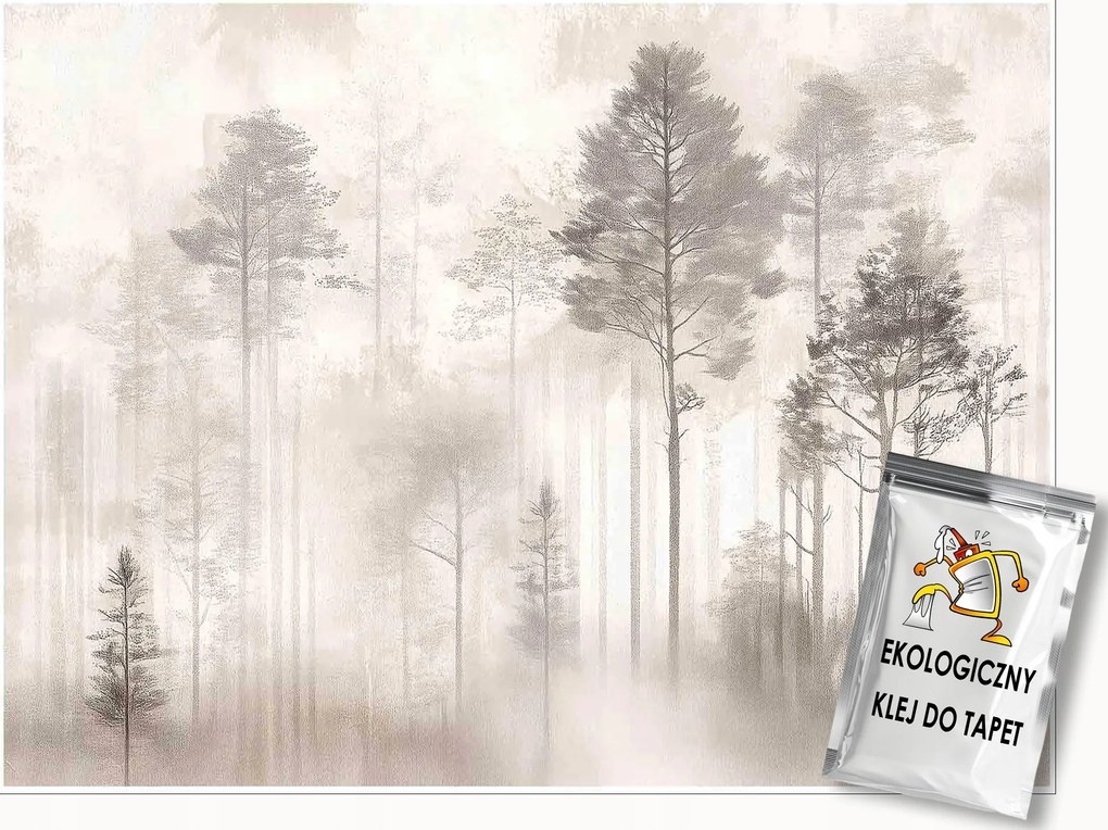 Fotótapéta Erdő Vintage Fák Természet Falra Hálószoba Nappali 300x210