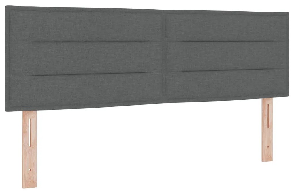 Fejtámla vonal dizájn sötétszürke 140 cm szövet