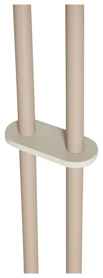 Bézs állólámpa üveg búrával (magasság 165 cm) Come – Hübsch