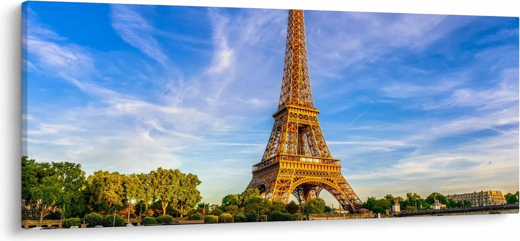 Kép - Eiffel-torony (120x50 cm)