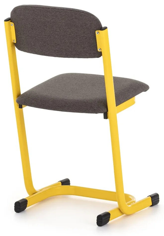 Kárpitozott tanári szék, sárga - ral 1021