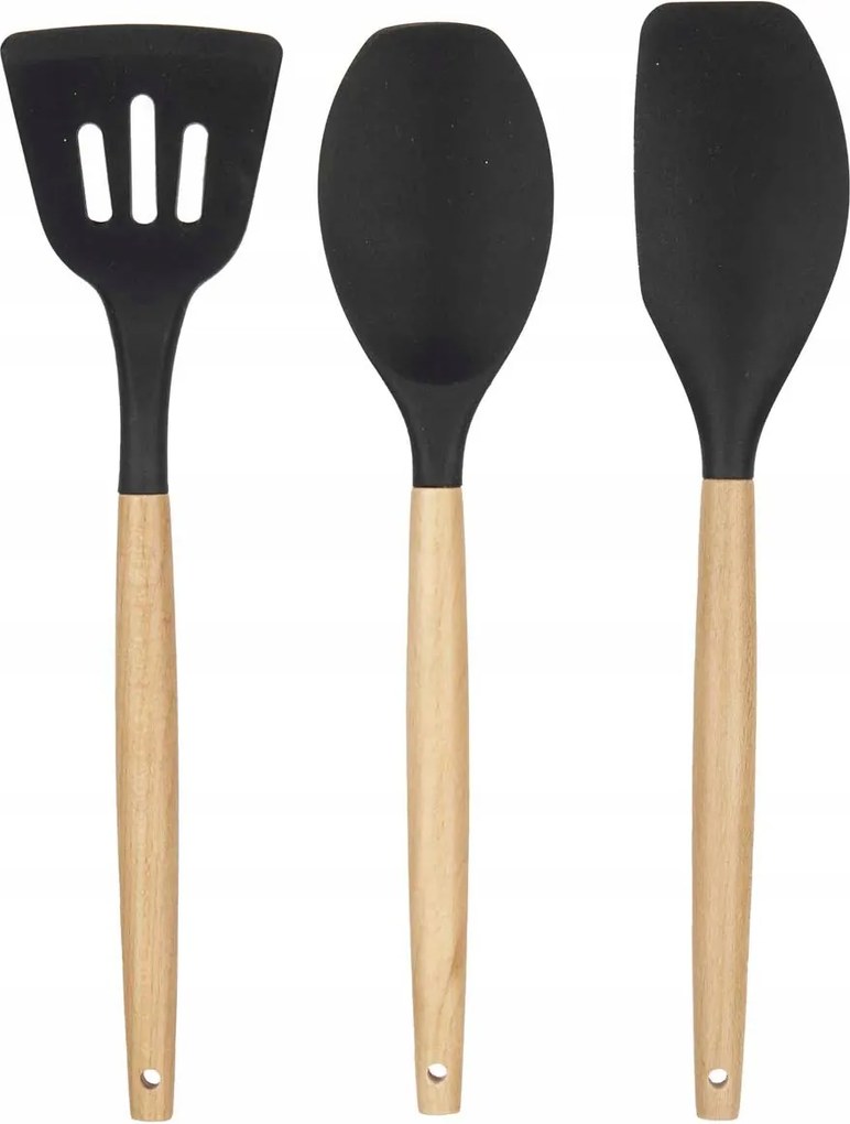 Konyhai Lapát Konyhai Szilikon főző tartozék szett 3 db-os