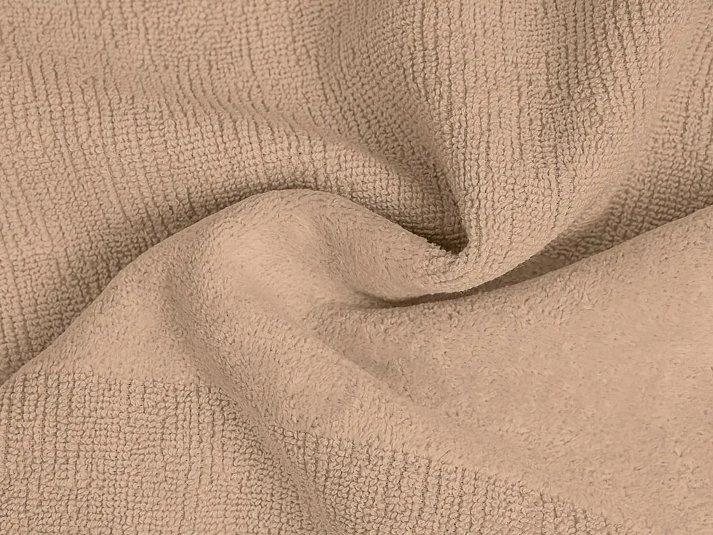 Törölköző CARRARA 60x100 cm világos barna, 100% pamut